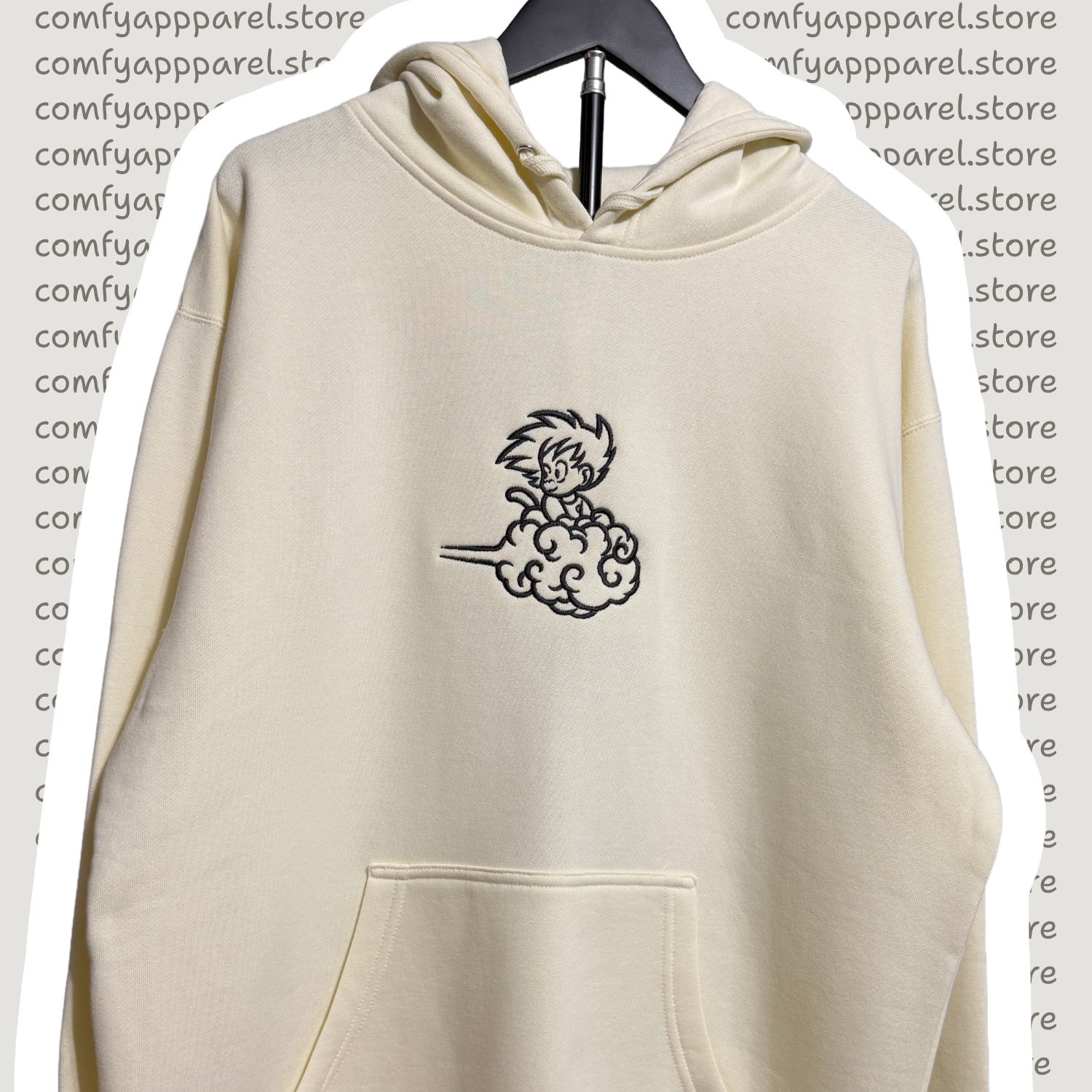 Product with the name Little Anime Boy Riding Cloud - Hoodie in the 1 catergory