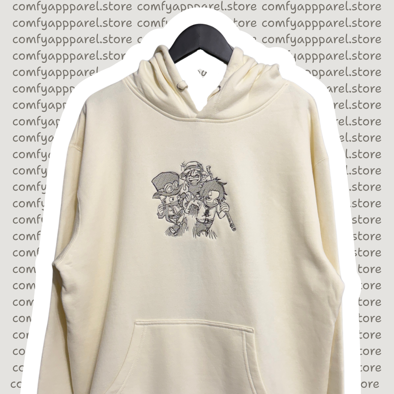 Product with the name Three Brothers Enjoying Their Brotherhood  - Hoodie in the 1 catergory
